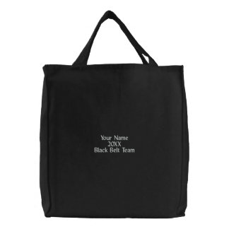 Martial Arts Black Belt Team Canvas Tote Bag