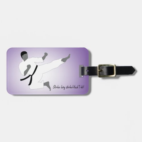 Martial Arts Boy Luggage Tag