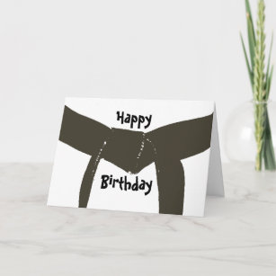 Karate Brown Cards Zazzle