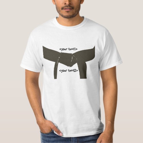 Martial Arts Brown Belt T_Shirt