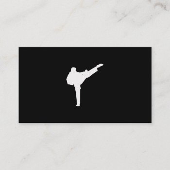 Martial Arts Business Card by pixelholicBC at Zazzle