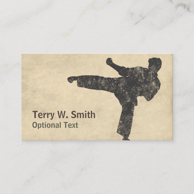 Martial Arts Business Card (Front)