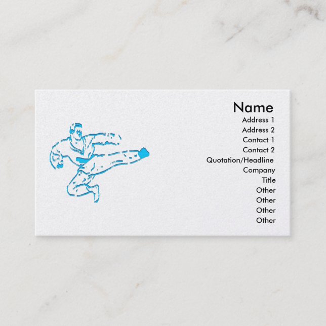 Martial Arts Business Card (Front)
