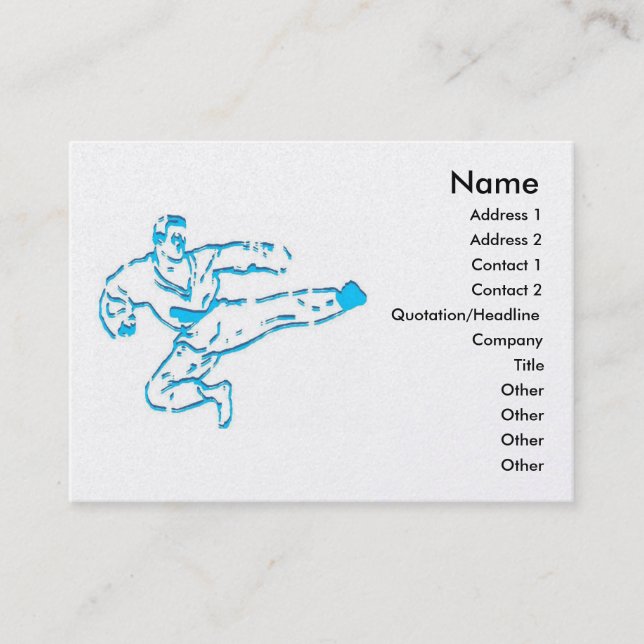 Martial Arts Business Card (Front)