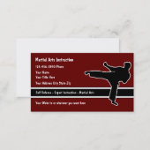 Martial Arts Business Cards (Front/Back)