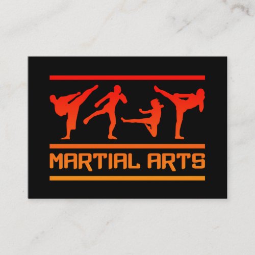 Martial Arts business cards _ customize