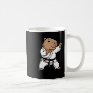 Martial Arts Capybara Funny Karate Taekwondo Jiu J Coffee Mug
