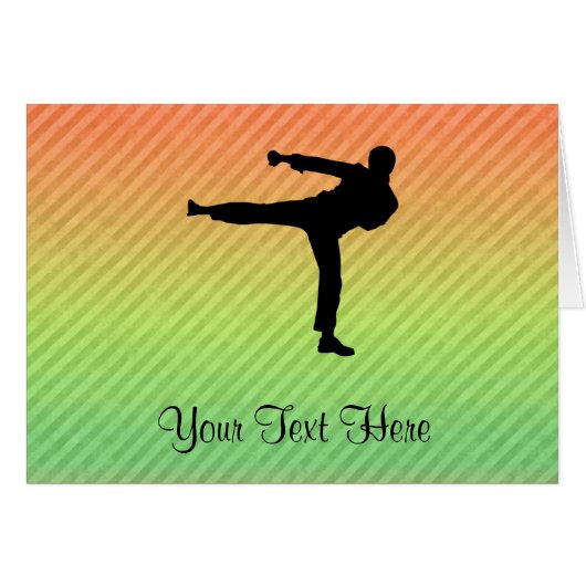 Martial Arts Cards (Front Horizontal)