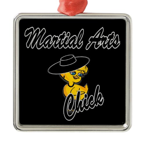 Martial Arts Chick #4 Metal Ornament