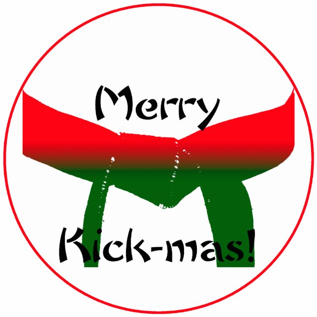 Martial Arts Christmas Ornament (Front)