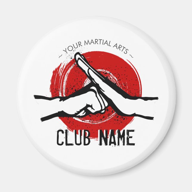Martial Arts Club Magnet (Front)