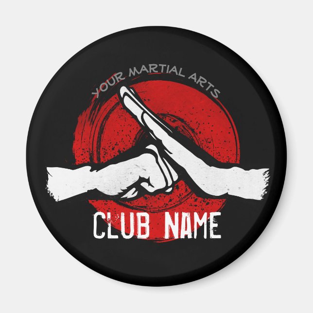 Martial Arts Club Magnet (Front)