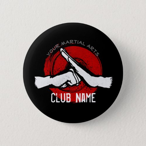 Martial Arts Club Pinback Button