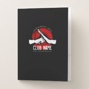 Martial Arts Club Pocket Folder