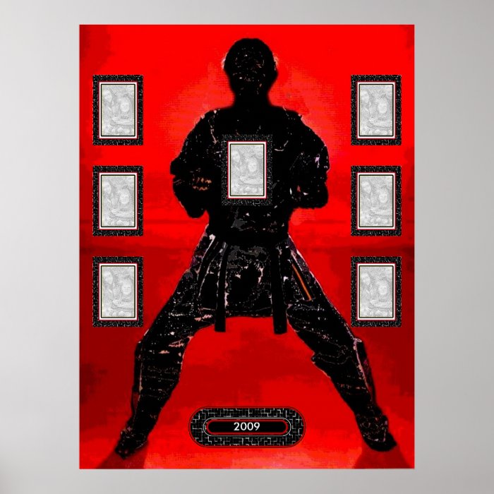 Martial Arts Collage Poster 01 Template