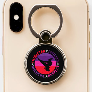 Martial Arts Core Values - Karate Phone Ring Stand