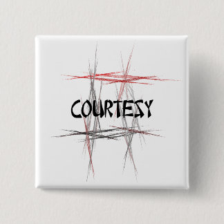 Martial Arts Courtesy Pinback Button