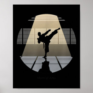 Martial Arts Discipline Strength Karate Taekwondo Poster