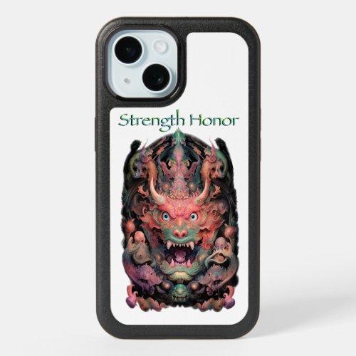 Martial Arts Dragon Strength Honor iPhone 15 Case