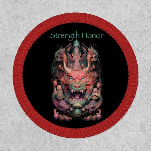 Martial Arts Dragon Strength Honor Patch