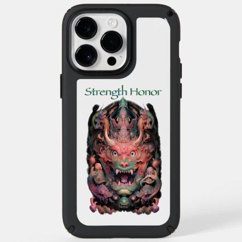 Martial Arts Dragon Strength Honor Speck iPhone 14 Pro Max Case