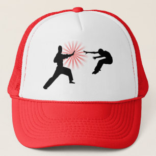 Martial Arts Energy Silhouette Trucker Hat