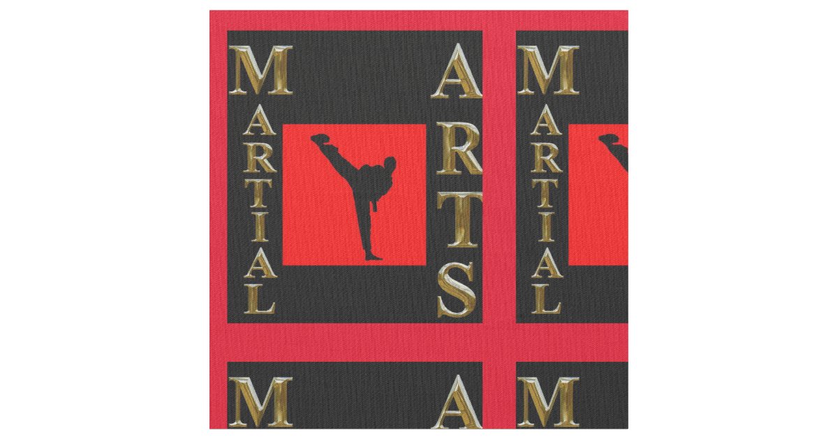 MARTIAL ARTS FABRIC Zazzle