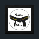 Martial Arts First Degree Black Belt Gift Box<br><div class="desc">Customize the unique Martial Arts 1st Degree Black Belt Gift Box with a name and year to commemorate when your martial artist joined the black belt club. Feel free to change the text or font to suit your personal needs. A custom martial arts 1st Dan gift box makes a unique...</div>