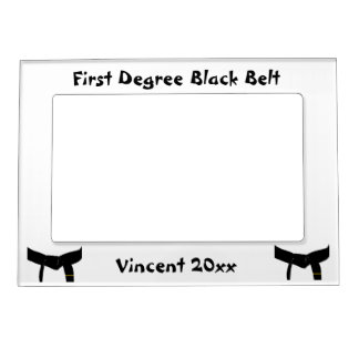 Martial Arts First Degree Black Belt Picture Frame