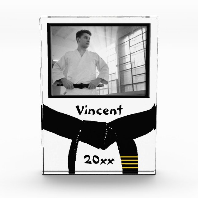 Martial Arts Fourth Degree Black Belt Award (Front)