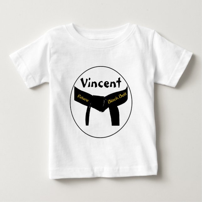 Martial Arts Future Black Belt Baby T-Shirt (Front)