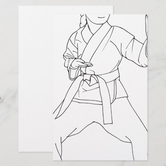 Martial Arts Girl (Front/Back)