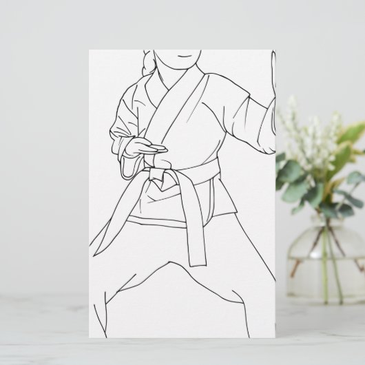 Martial Arts Girl (Standing Front)