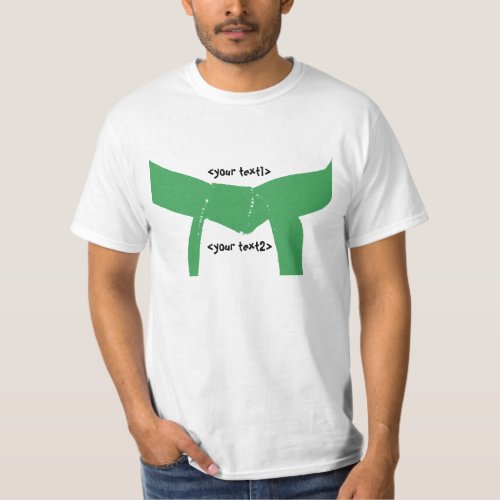 Martial Arts Green Belt T_Shirt