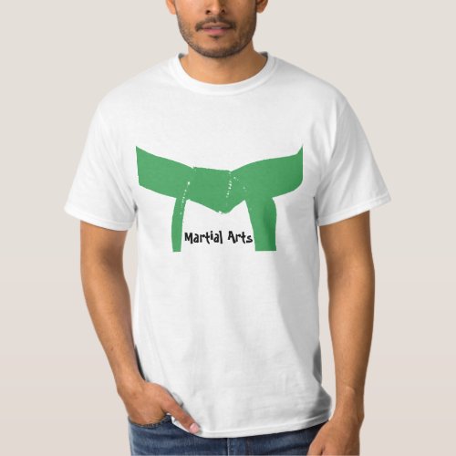 Martial Arts Green Belt T_Shirt