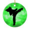 Martial Arts Green Lightning Female Design