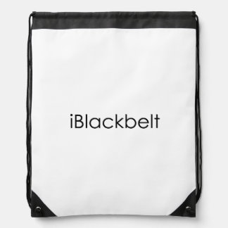 Martial Arts iBlackbelt Drawstring Backpack