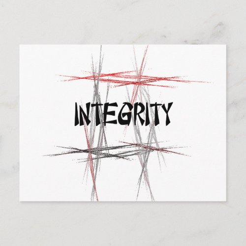 Martial Arts Integrity Postcard