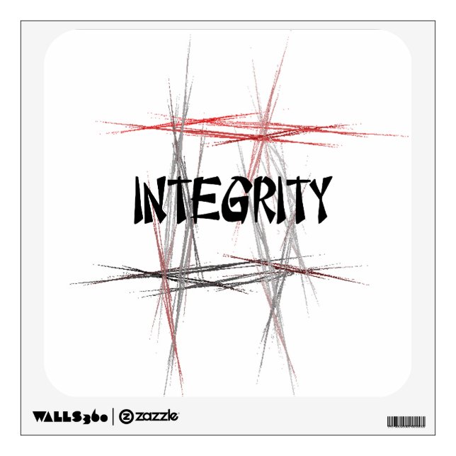 Martial Arts Integrity Wall Decal (Front)