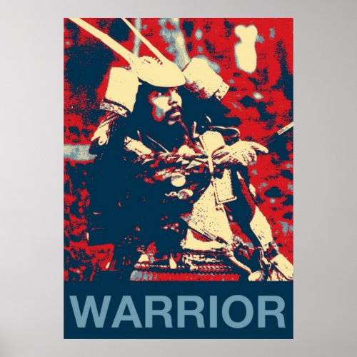 Martial Arts Japanese warrior Samurai Poster