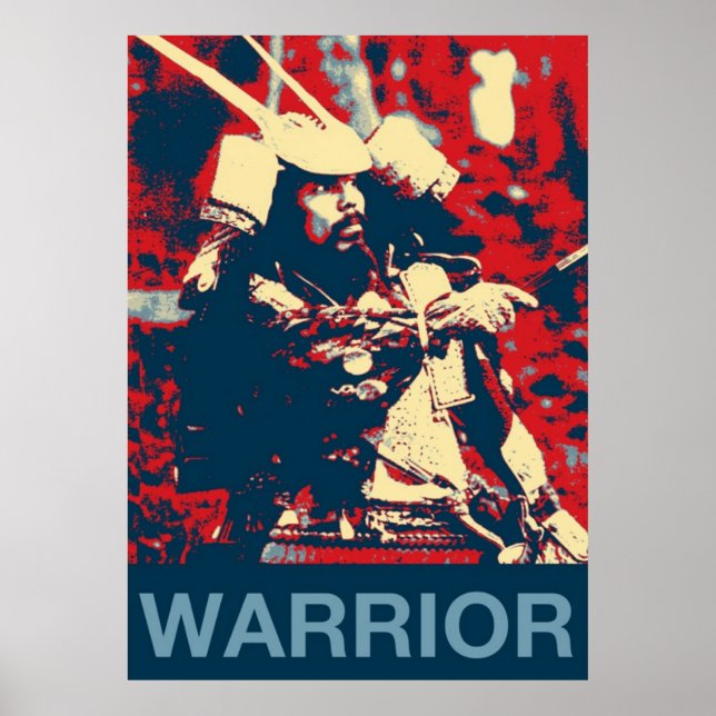 Martial Arts Japanese warrior Samurai Poster (Front)