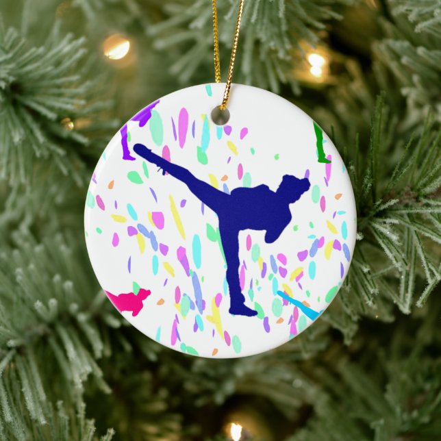 MARTIAL ARTS - JUDO         CERAMIC ORNAMENT (Tree)