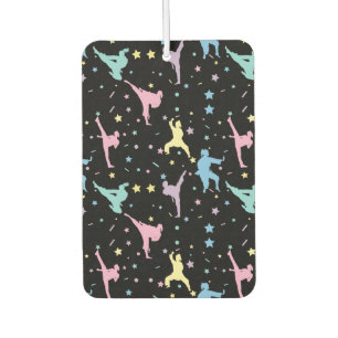 Martial Arts Karate Abstract Stars Sparkles Air Freshener