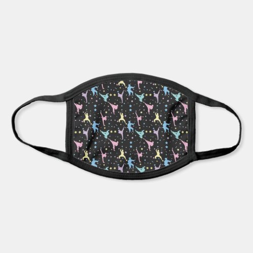 Martial Arts Karate Abstract Stars Sparkles Face Mask