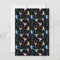 Martial Arts Karate Abstract Stars Sparkles