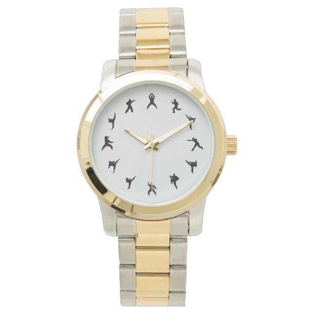 Martial Arts Karate (Black, Gray) Watch (Front)
