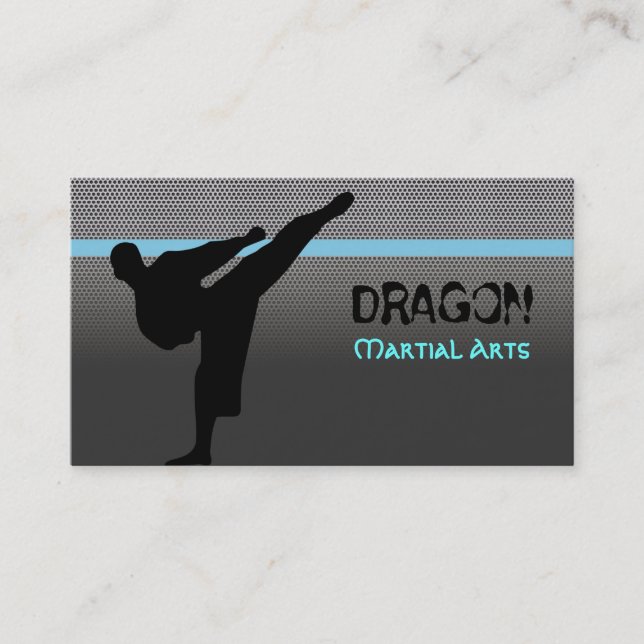 Martial Arts Karate Business Card (Front)