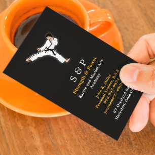 Martial Arts Karate Business Card Template