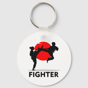 Martial Arts Karate Combat Fighting or Sparring Keychain