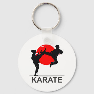 Martial Arts Karate Combat Fighting or Sparring Keychain